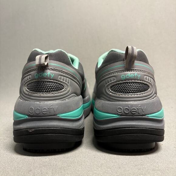 Gravity Defyer GDefy Ion Gray Mint Green Athletic Sneakers TB9022FGU-M Size 10 - Picture 4 of 16